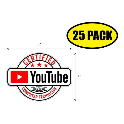 Pack 75 certified - 25, 4"x2.75"
